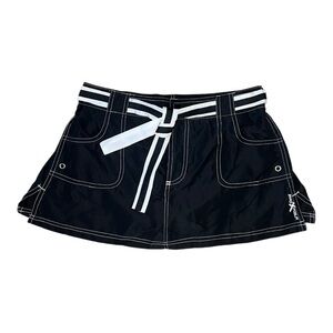 Y2K Swim Skirt Micro Mini Low Waist